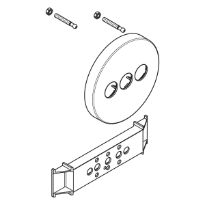 hansgrohe ShowerSelect S Rosette Ø 15 cm für 15745