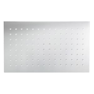 Herzbach LIVING SPA Slim Regenbrause 34 x 22 cm, für Wand-/Deckenarm