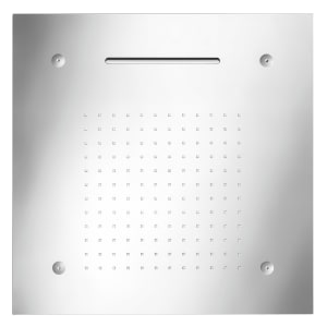 Herzbach LIVING SPA Regenbrause 50 x 50 cm Multifunktion 3, Deckenmontage