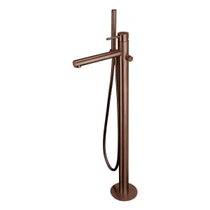 Herzbach DESIGN IX PVD COPPER STEEL Wanneneinlaufsäule bodenstehend