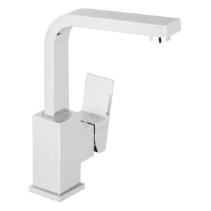 Herzbach NEO CASTELL Waschtisch-Einlochbatterie L-Size Griff seitlich mit Ablaufgarnitur