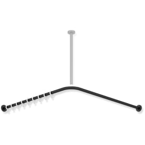 HEWI System 900 Vorhangstange für Duschwanne 100 x 100 cm