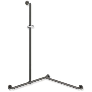 HEWI System 900 Duschhandlauf, 125 x 96,5 x 8,7 cm, Ausführung links