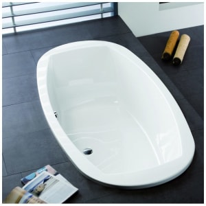 Hoesch Largo Oval-Badewanne 200 x 100 cm