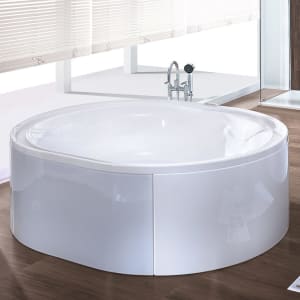 Hoesch Ergo+ Badewanne 200 x 160 cm freistehend mit Außenverkleidung