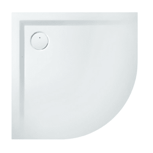 Hoesch Muna Viertelkreisduschwanne 90 x 90 cm mit Antirutsch