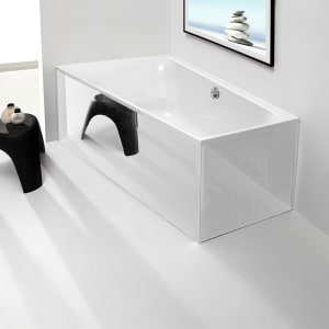 Hoesch Glasverkleidung für Front- und Fußseite für Spectra Badewanne 3667