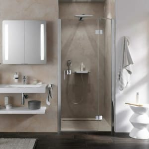 HSK Aperto Drehtür pendelbar an Nebenteil in Nische 80 cm Anschlag rechts