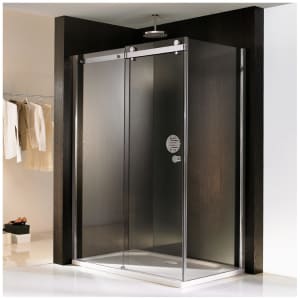 HSK Atelier Plan Schiebetür Classic 2-teilig mit Seitenwand Sondermaß bis Höhe 200 cm