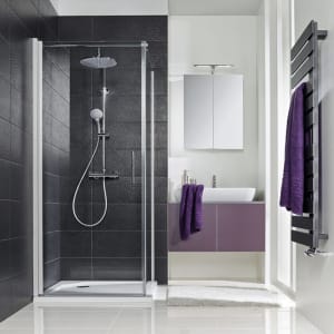 HSK Favorit Nova Drehtür für Seitenwand Anschlag links 90 cm