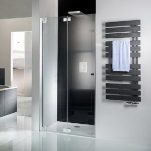 HSK K2P Drehfalttür für Nische Sondermaß bis 102 cm, Anschlag links