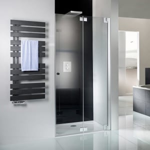 HSK K2P Drehfalttür für Nische Sondermaß bis 112 cm, Anschlag rechts