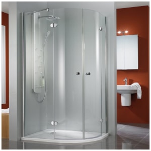 HSK Premium Classic Runddusche 4-teilig 90 x 90 x 200 cm, R 50 cm