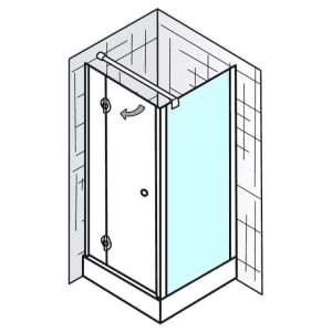 HSK Premium Classic Seitenwand 80 x 200 cm für Drehtüre