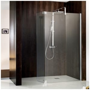 HSK Walk In Atelier Frontelement mit beweglichem Seitenteil, 140 x 35 cm