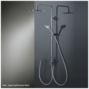 HSK Shower-Set Modell RS 200 Universal, Kopfbrause superflach, rund 25 cm