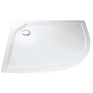 HSK Acryl-Duschwanne superflach 75 x 90 cm asymmetrisch Version links