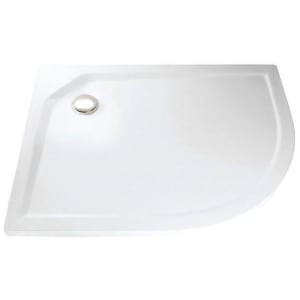 HSK Acryl-Duschwanne superflach 80 x 90 cm asymmetrisch Version links