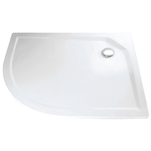 HSK Acryl-Duschwanne superflach 100 x 90 cm asymmetrisch Version rechts