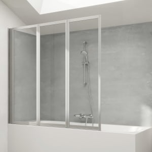 HÜPPE Combinett 2 Badewannenabtrennung 3-teilig 140 cm