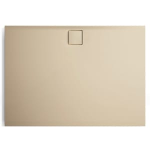 HÜPPE EasyFlat 4-Eck Duschwanne 140 x 100 cm, Ablauf an langer Seite