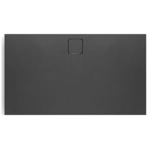 HÜPPE EasyFlat 4-Eck Duschwanne 140 x 80 cm, Ablauf an langer Seite