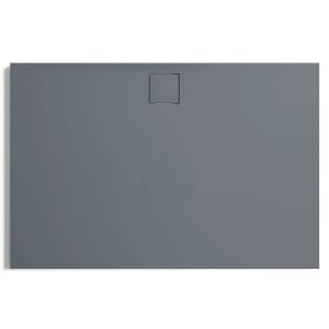 HÜPPE EasyFlat 4-Eck Duschwanne 150 x 100 cm, Ablauf an langer Seite