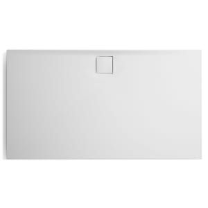 HÜPPE EasyFlat 4-Eck Duschwanne 160 x 90 cm, Ablauf an langer Seite