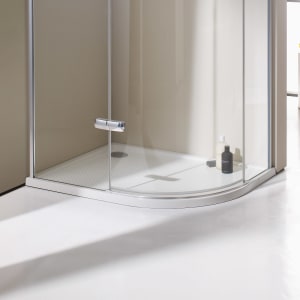 HÜPPE Purano Viertelkreisduschwanne 100 x 80 cm