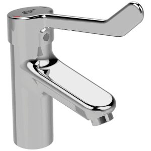 Ideal Standard CeraPlus 2 Waschtischarmatur mit Klinikhebel, ohne Metallablauf