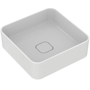 Ideal Standard Strada II Aufsatzwaschtisch quadratisch 40 cm ohne Hahnloch, ohne Überlauf