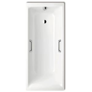 Kaldewei Puro Star 693 Badewanne 170 x 80 cm mit Griffbohrung und versenkbarem Brauseschlauch