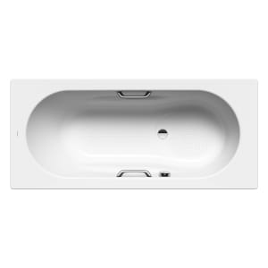 Kaldewei Vaio Set Star 955 Badewanne 170 x 75 cm mit Griffbohrung und Vollantislip