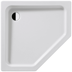 Kaldewei Cornezza 671-1 Fünfeck-Duschwanne 90 x 90 x 6,5 cm, mit Antislip