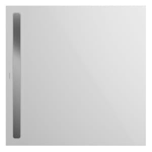 Kaldewei NEXSYS 2615 Duschfläche mit Ablaufrinne 100 x 100 cm, mit Perl-Effekt