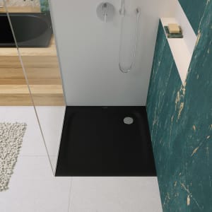 Kaldewei SUPERPLAN CLASSIC 390-5 Duschwanne 90 x 90 cm mit Secure Plus, inkl. Wannenträger extraflach