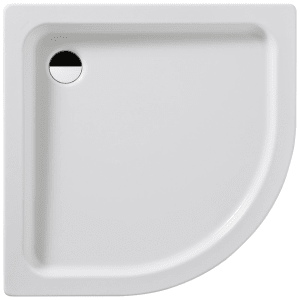 Kaldewei Arrondo 871-2 Viertelkreis-Duschwanne 90 x 90 x 6,5 cm mit Wannenträger