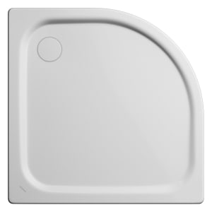 Kaldewei Zirkon 603-2 Viertelkreis-Duschwanne 90 x 80 x 3,5 cm mit Wannenträger