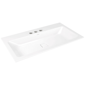 Kaldewei CONO Einbauwaschtisch 3081 mit 3 Hahnlochbohrung, 90 cm