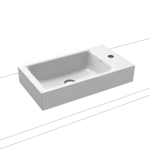 Kaldewei PURO Aufsatz- Handwaschtisch 3166, 55 cm