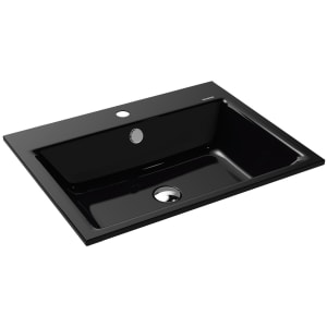 Kaldewei PURO Einbauwaschtisch 3151 mit 3 Hahnlochbohrungen, 60 cm