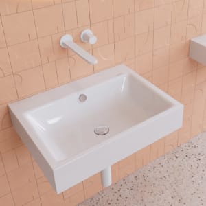 Kaldewei PURO Wandwaschtisch 3164 ohne Hahnlochbohrung, 60 cm