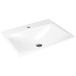 Kaldewei SILENIO Einbauwaschtisch 3037 mit 1 Hahnlochbohrung, 60 cm