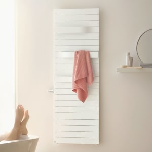 Kermi Tabeo-V Badheizkörper 60 x 10,1 x 119,7 cm Thermostatkopf seitlich links