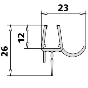Kermi Atea Ersatz-Dichtleiste