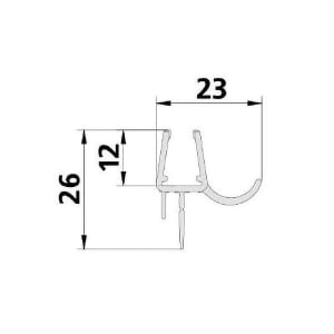 Kermi Atea Ersatz-Dichtung waagerecht zu ATSFR/L