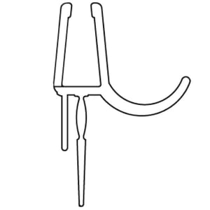 Kermi Liga Dichtleiste waagerecht 98,5 cm