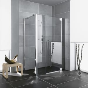 Kermi Pasa XP Pendeltür 1-flügelig mit Festfeldern 120 x 200 cm, Anschlag rechts