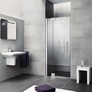 Kermi Pasa XP Pendeltür 1-flügelig mit Festfeld 90 x 200 cm, Anschlag links