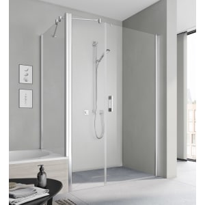 Kermi Pega Pendeltür 1-flügelig mit Festfeld 150 cm, Anschlag rechts